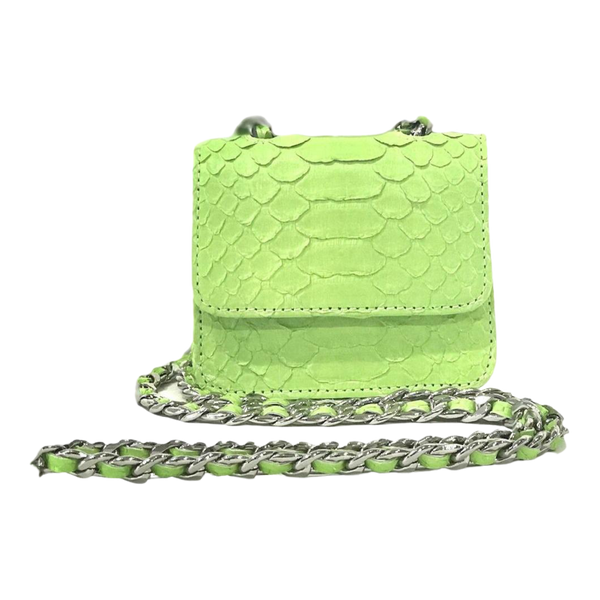 ITSY BITSY MICRO MINI GREEN TOP HANDLE BAG