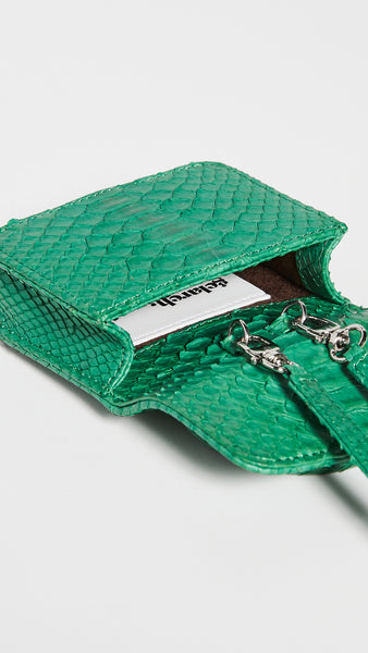 Green Mini Snakeskin Purse - Asterisk Boutique