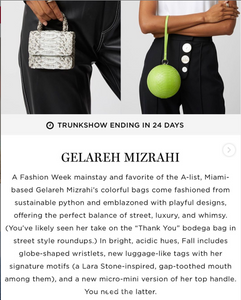 Gelareh Mizrahi collection featured on Moda Operandi