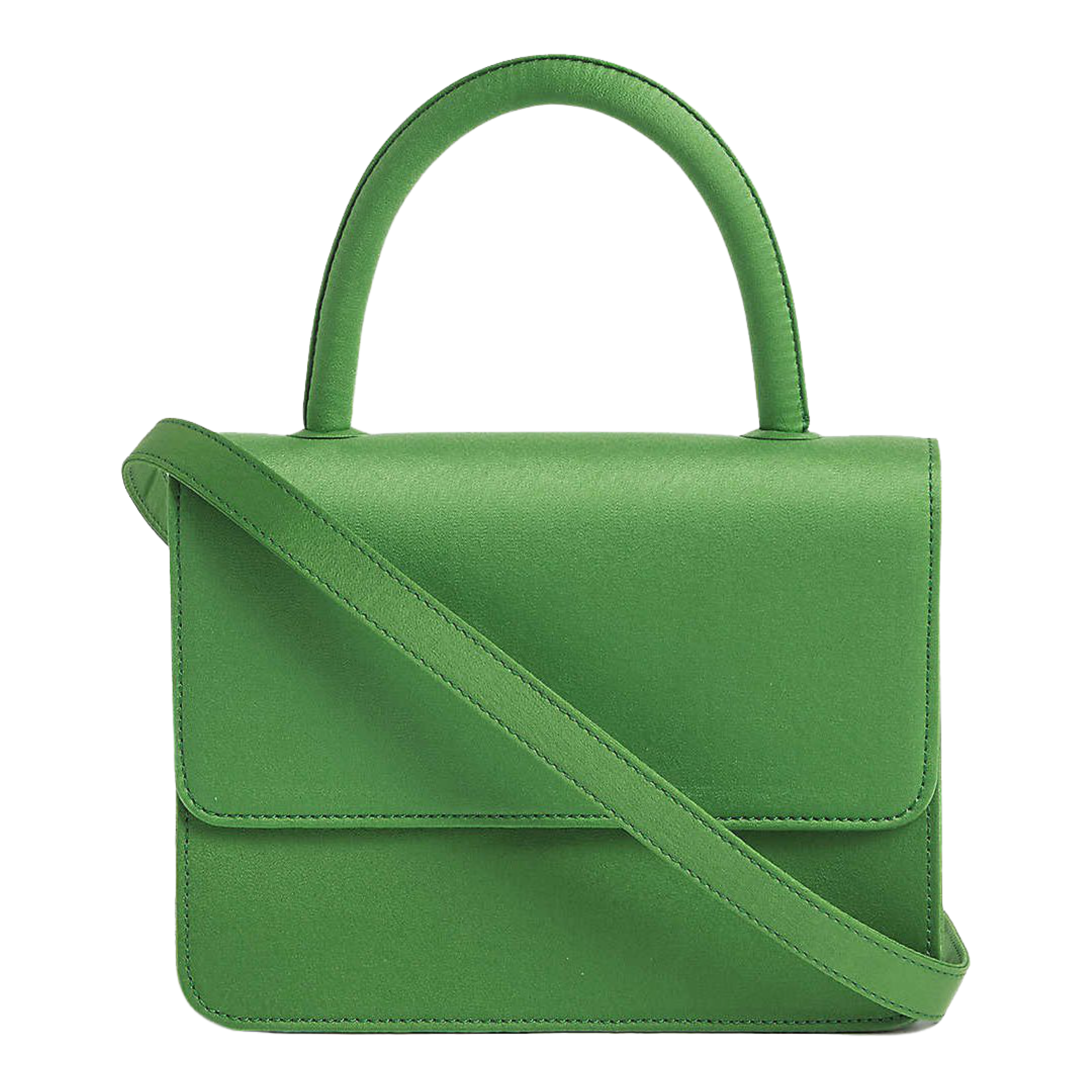 TOP HANDLE SATIN CLUTCH GREEN – Gelareh Mizrahi