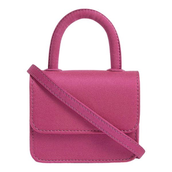 OSOI Belted Brocle Micro Bag in Pink Leather - NOW OR NEVER