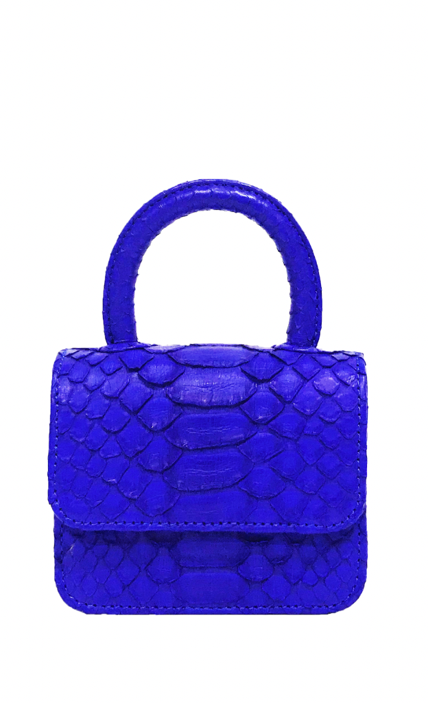ITSY BITSY MICRO MINI BLUE TOP HANDLE BAG – Gelareh Mizrahi
